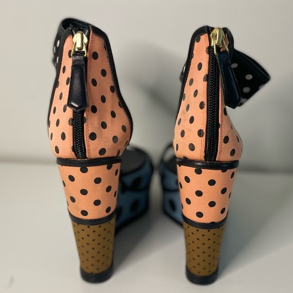 PIERRE HARDY Multicolored Polka Dot Wedge - Picture 4 of 8